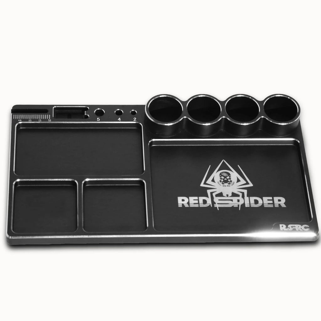 RED SPIDER 160*88*11mm CNC Aluminium  Storage Tray.
