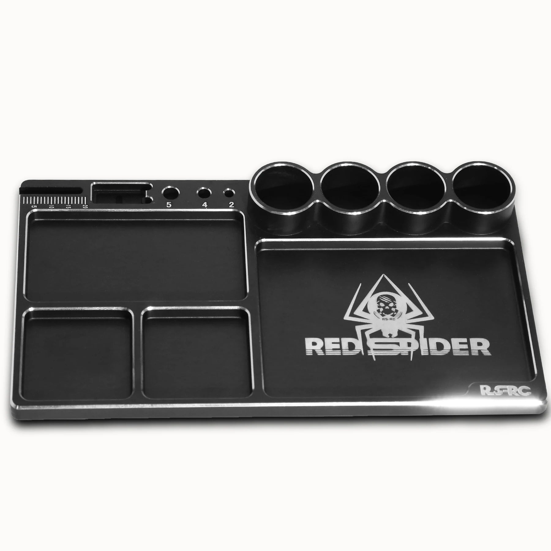 RED SPIDER 160*88*11mm CNC Aluminium  Storage Tray.