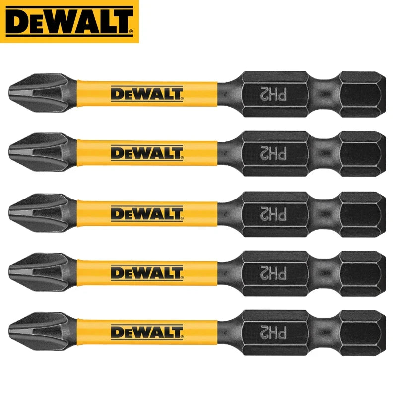 DEWALT Drill Bit Extension Rod Set 50/57/89mm Magnetic Screwdriver Bit Holder PH2 HSS Tool Accessory