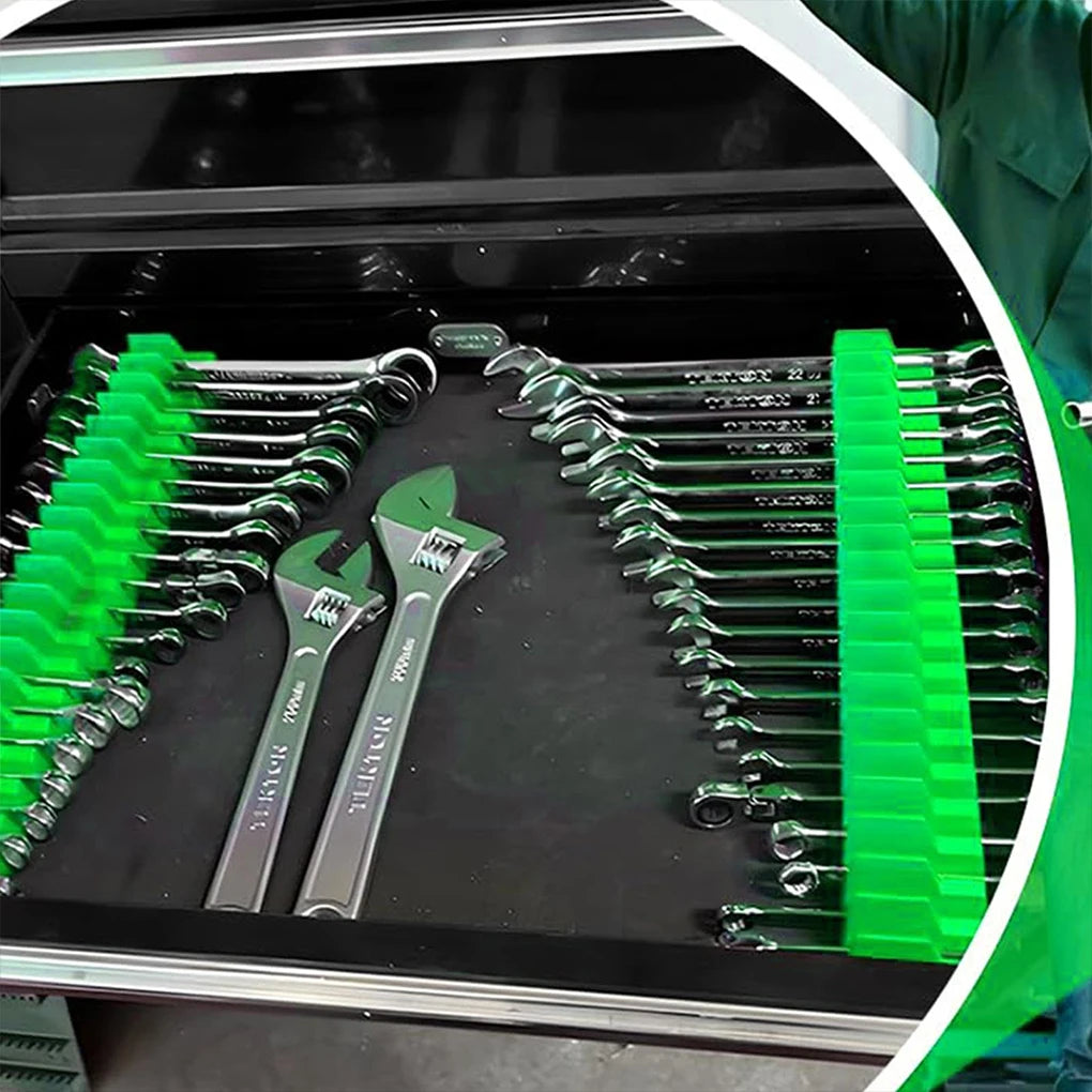 20-Piece Magnetic Wrench Organizer Set