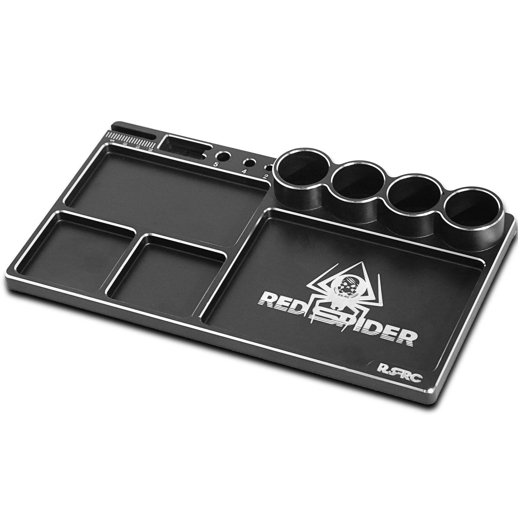 RED SPIDER 160*88*11mm CNC Aluminium  Storage Tray.