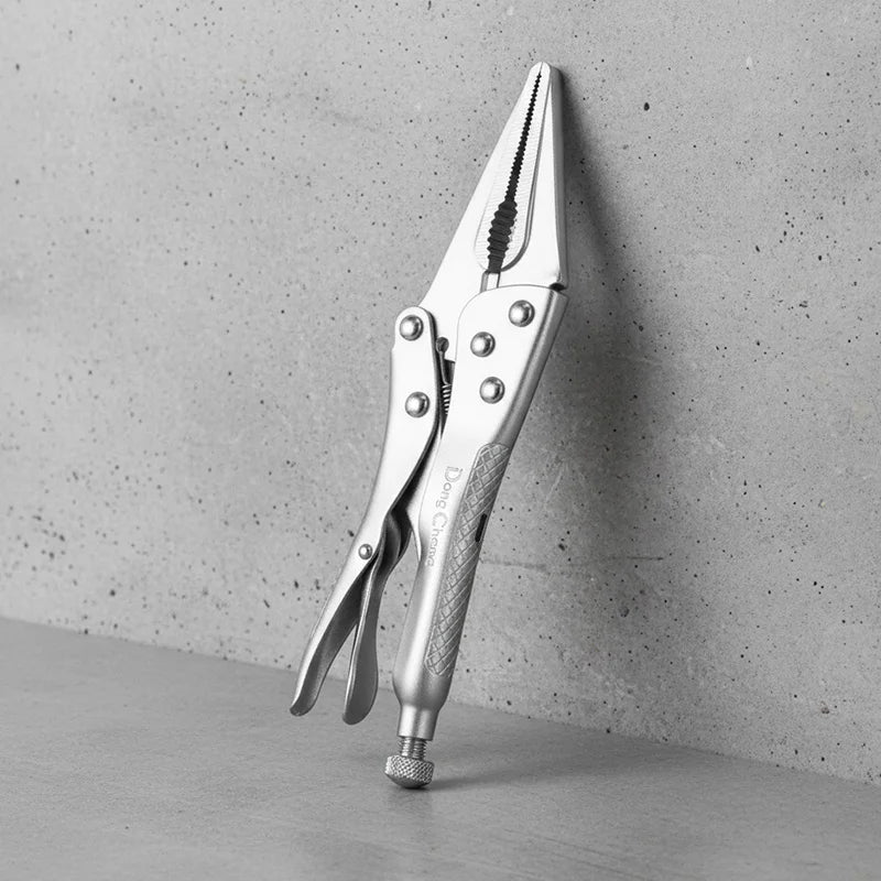 9" Locking Pliers, 72mm Wide Jaw with Fine Adjustment, Forged High Carbon Steel Tip for Heavy Duty Clamping & Metal Work
