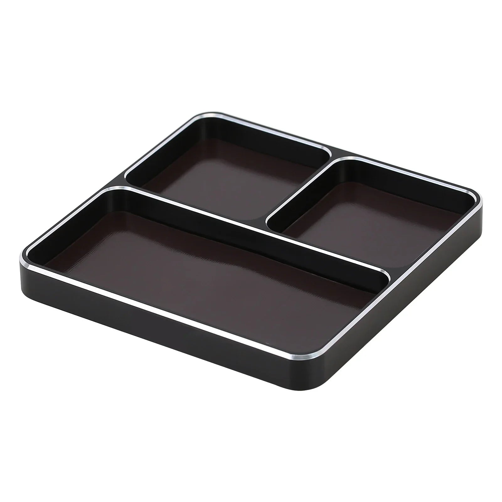 Mini CNC Aluminium Magnetic Screw Tray 98*98*11mm.