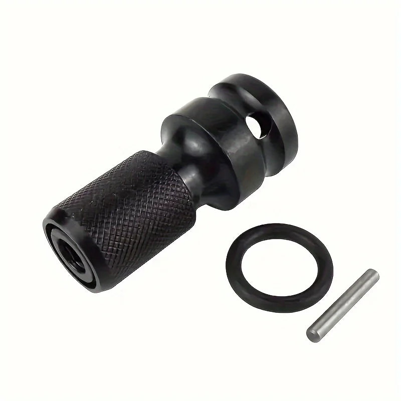 1/2” to 1/4” Hex Socket Adapter Set | Impact Grade Ratchet Converter Drive Reducer Quick Release Tool Kit