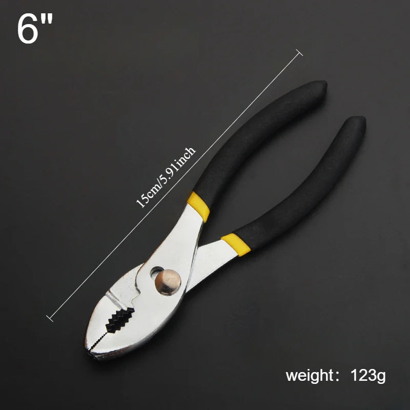 Rust-Resistant 6" & 8" Slip Joint Pliers – Ergonomic Grip Plumbing & Professional Hand Tools