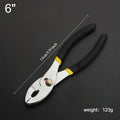 Rust-Resistant 6" & 8" Slip Joint Pliers – Ergonomic Grip Plumbing & Professional Hand Tools