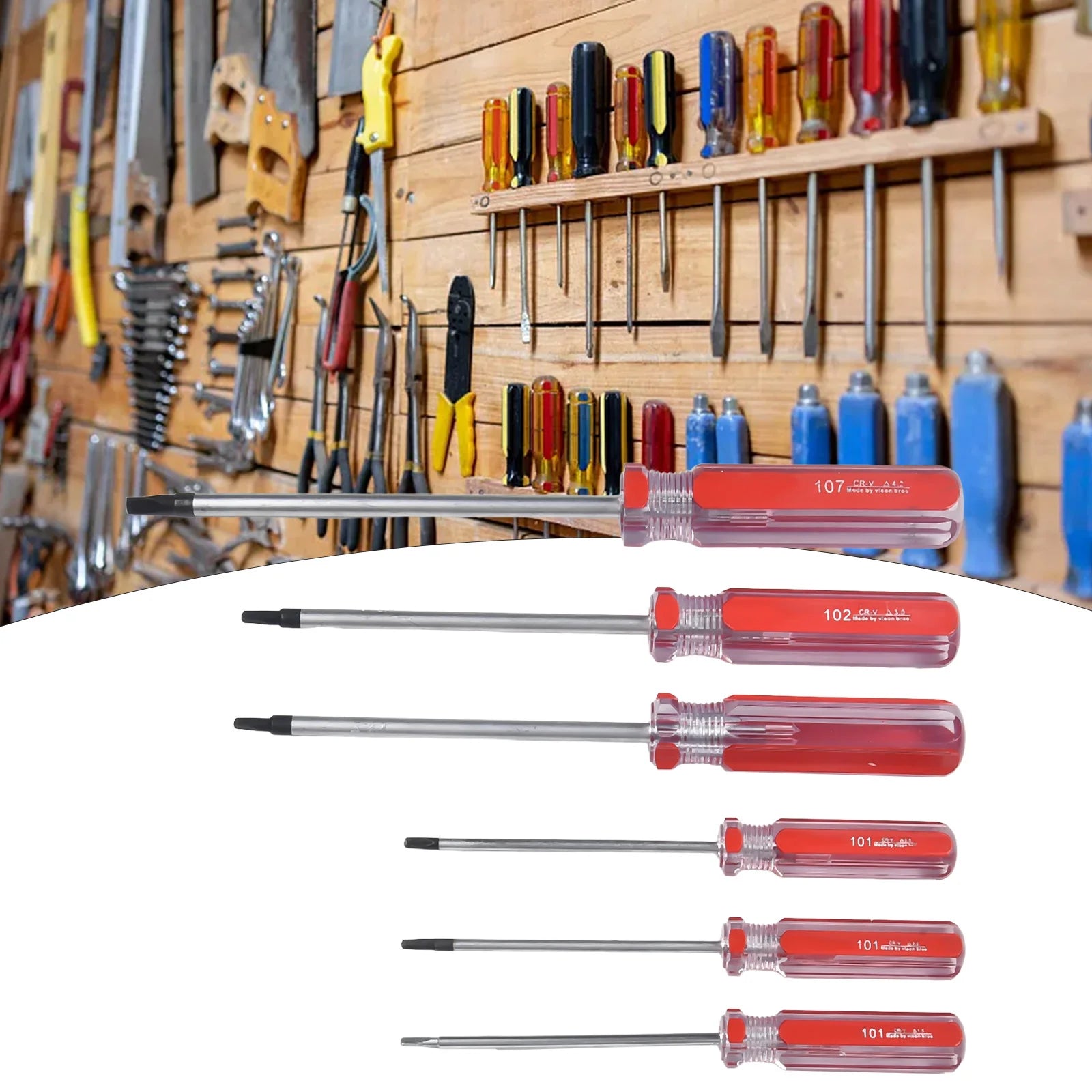 6Pc Triangle Screwdriver Set Magnetic CR-V Security Bit TA1.8–TA4.2 Repair Tool Kit