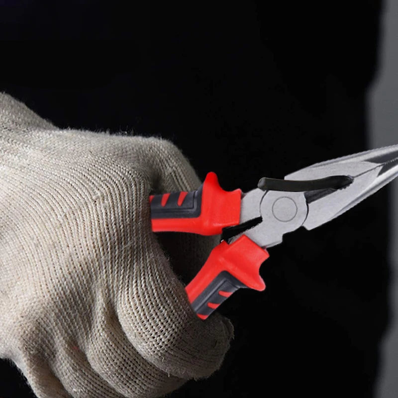 6" & 8" Heavy Duty Wire Pliers – Large Opening Multifunction Cutting, Twisting & Gripping Tool for Electrical & Industrial Use
