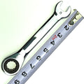 WEELEE Stubby Reversible Ratchet Wrench 8–19mm – CR-V Chrome Steel Socket Spanner Tool for Auto Repair & Mechanics
