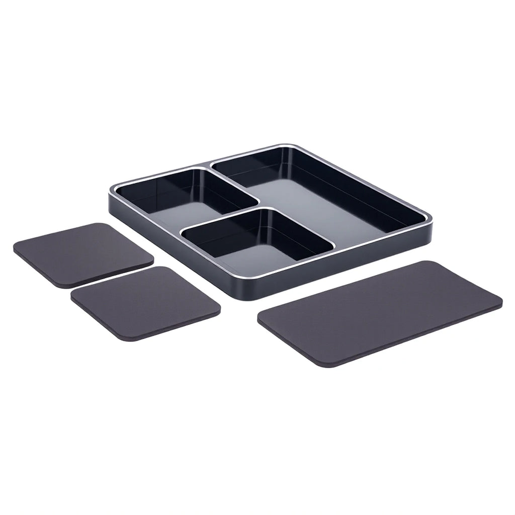 Magnetic Aluminium Screw Tray, 98*98mm.