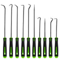 10 Piece Green Pick & Hook Set – Precision O-Ring Seal Puller Tools – Automotive & DIY