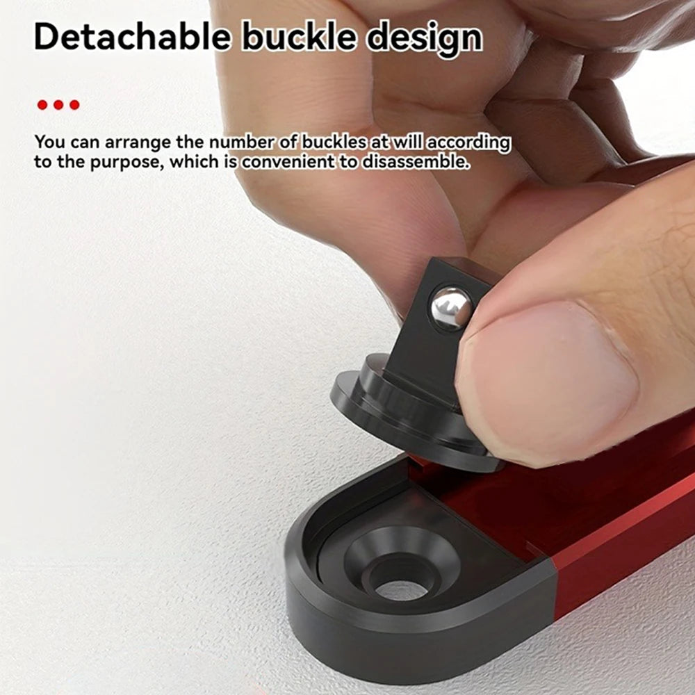 Aluminum alloy magnetic socket organizer (1 or 3 pieces), 1/4, 3/8 and 1/2.