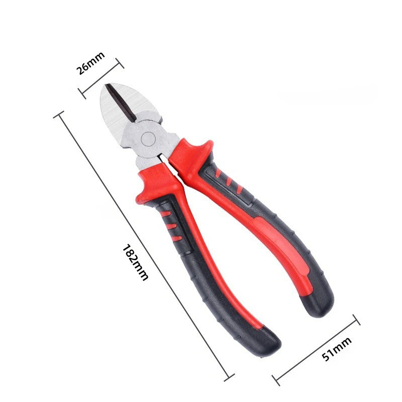 6" & 8" Heavy Duty Wire Pliers – Large Opening Multifunction Cutting, Twisting & Gripping Tool for Electrical & Industrial Use