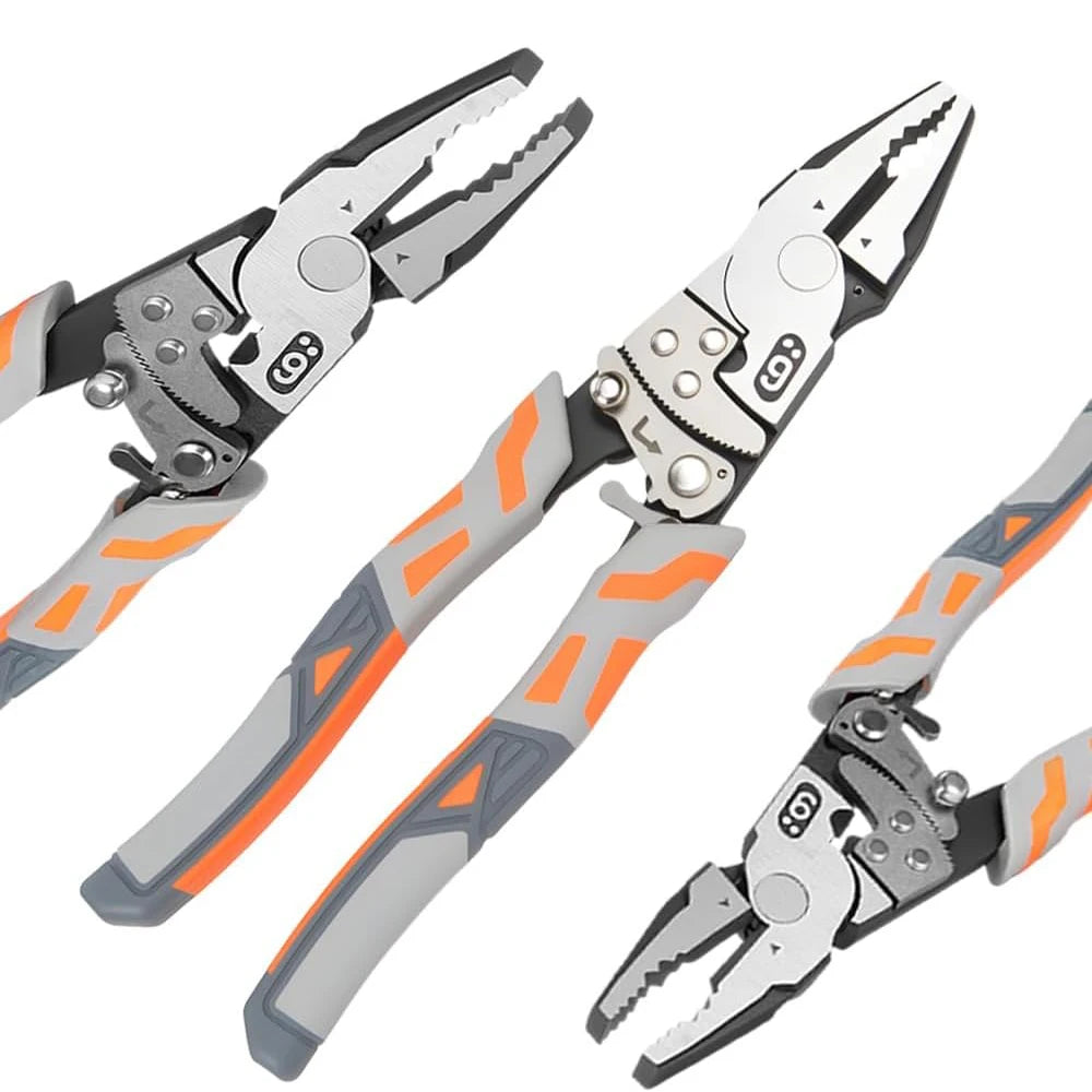Industrial Wire Pliers – Durable Chromium Vanadium Steel Multifunctional Hand Tool for Cutting, Screwing & Electrical Work