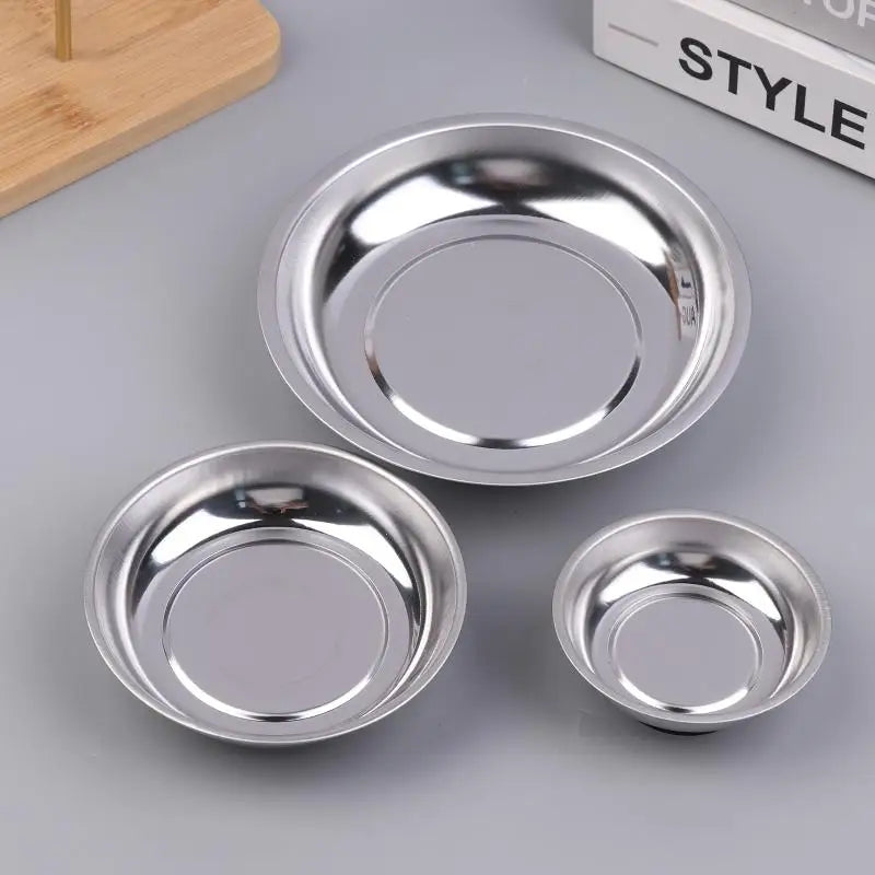 Circular Magnetic Parts Bowl 3"/4"/6" Magnetic Tray Screw Storage.