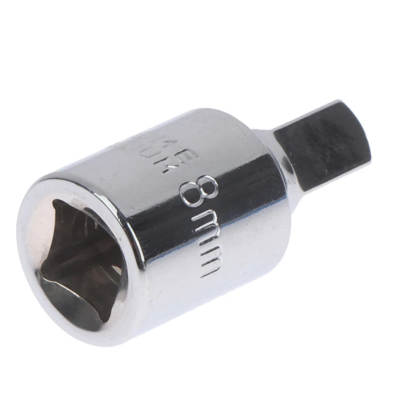8mm Square Oil Drain Plug Key 3/8" Drive Sump Gearbox Tool Alloy Steel Socket Bit
