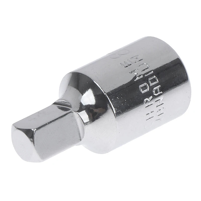 8mm Square Oil Drain Plug Key 3/8" Drive Sump Gearbox Tool Alloy Steel Socket Bit