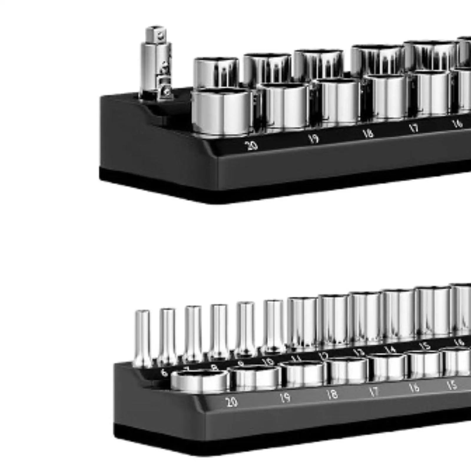 3Pcs Metric Magnetic Socket Organizers