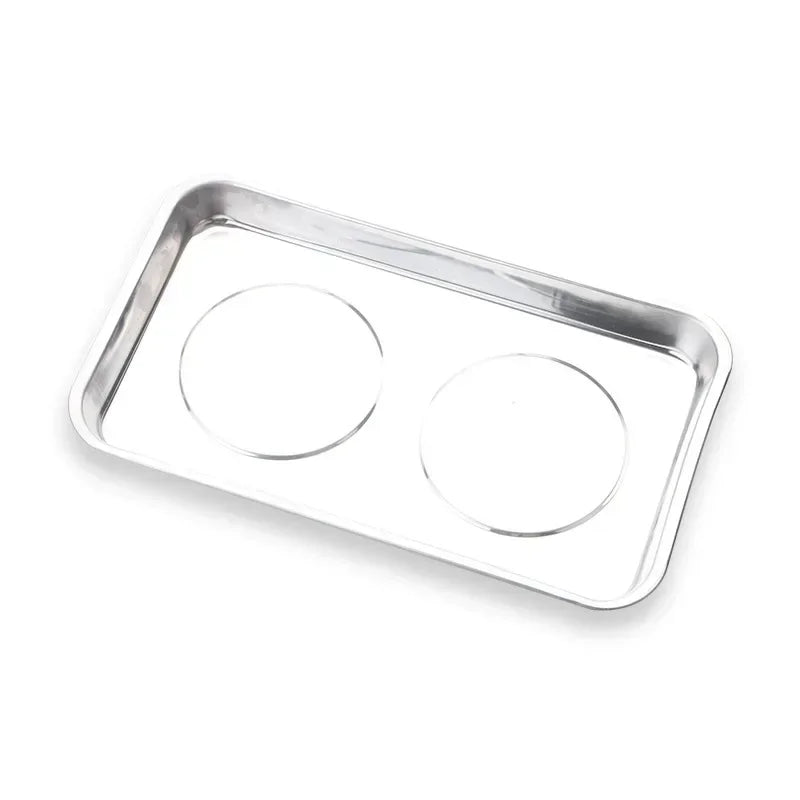 Round /Square Magnetic Bowl, Durable with Magnetic Stainless Steel