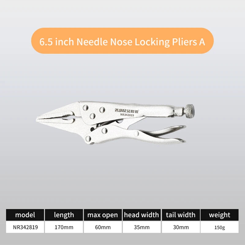 Heavy Duty Locking Pliers – Multifunctional Alloy Steel Grip Tool with Adjustable Jaw for Electrical & Workshop Use
