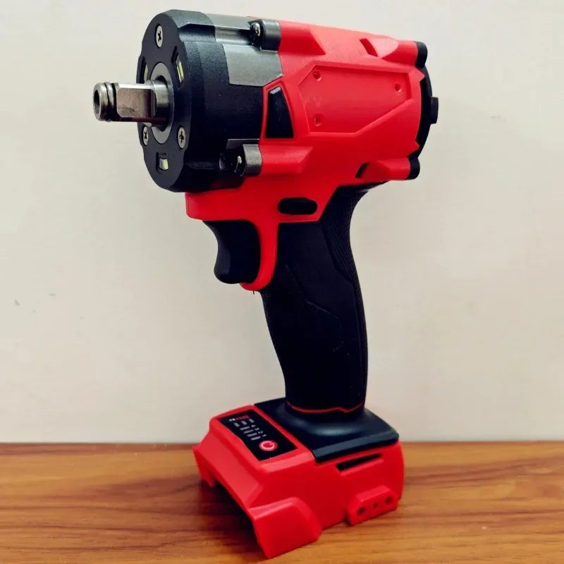 500N.m (370ft-lbs) Brushless Impact Wrench 1/2" Cordless Electric Gun Compatible Milwaukee 18V Battery Tool