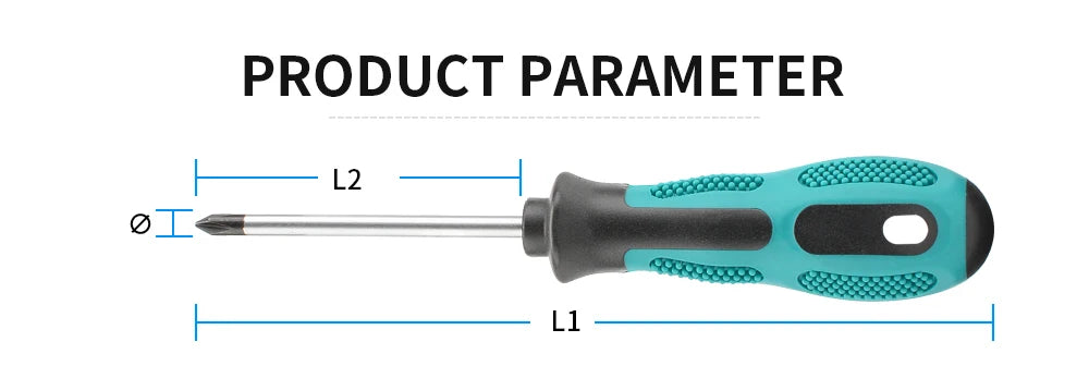 Insulated Magnetic Screwdriver Set | Chrome Vanadium Steel Non-Slip Phillips & Slotted Electrical Repair Tool Kit