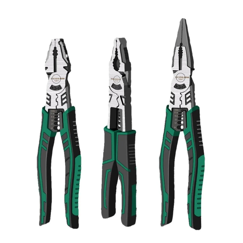 6" Multifunctional Wire Pliers – CR-V Steel Wire Stripper, Cutter & Gripping Tool for Electricians & DIY