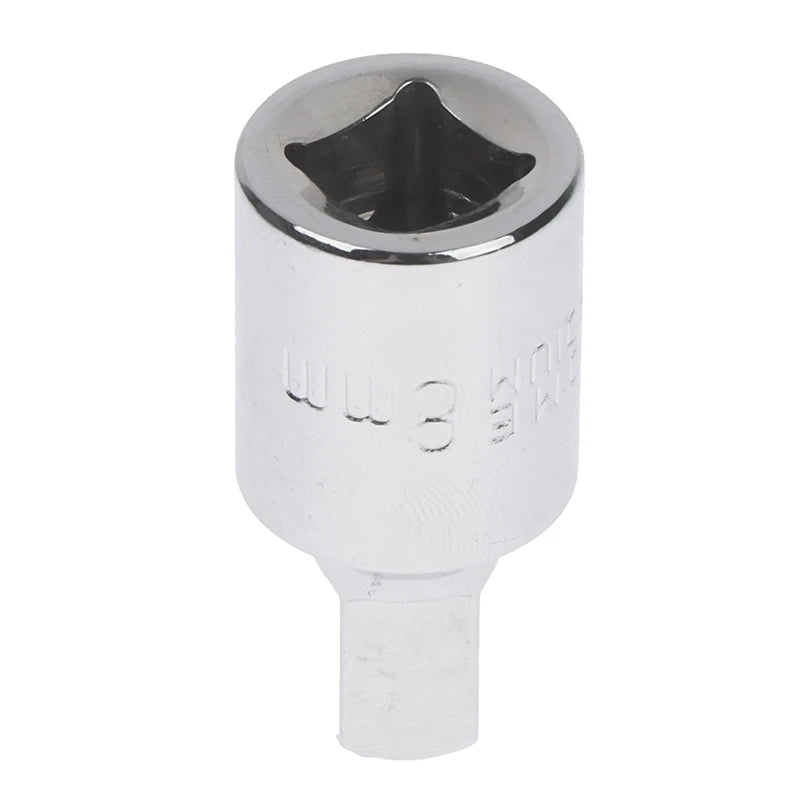 8mm Square Oil Drain Plug Key 3/8" Drive Sump Gearbox Tool Alloy Steel Socket Bit