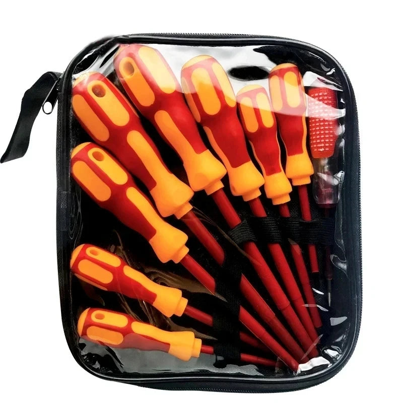 Insulated Screwdriver Set 5–9PCS – Magnetic CR-V Phillips, Torx, Hex & Y-Type Precision Tool Kit