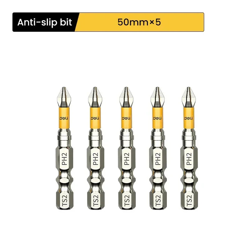 Upgraded Bit Sets High Hardness And Strong Magnetic Bits 25/50/65/70/90/150mm Non-slip