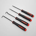 4 Piece Red Pick & Hook Set – Precision O-Ring Seal Puller Tools