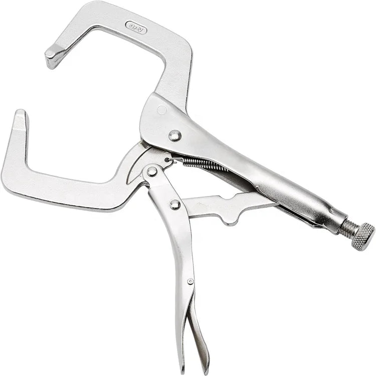 3-Piece C-Clamp Locking Plier Set – 6", 9", 11" Multi-Function Hand Tools for Workshop & DIY