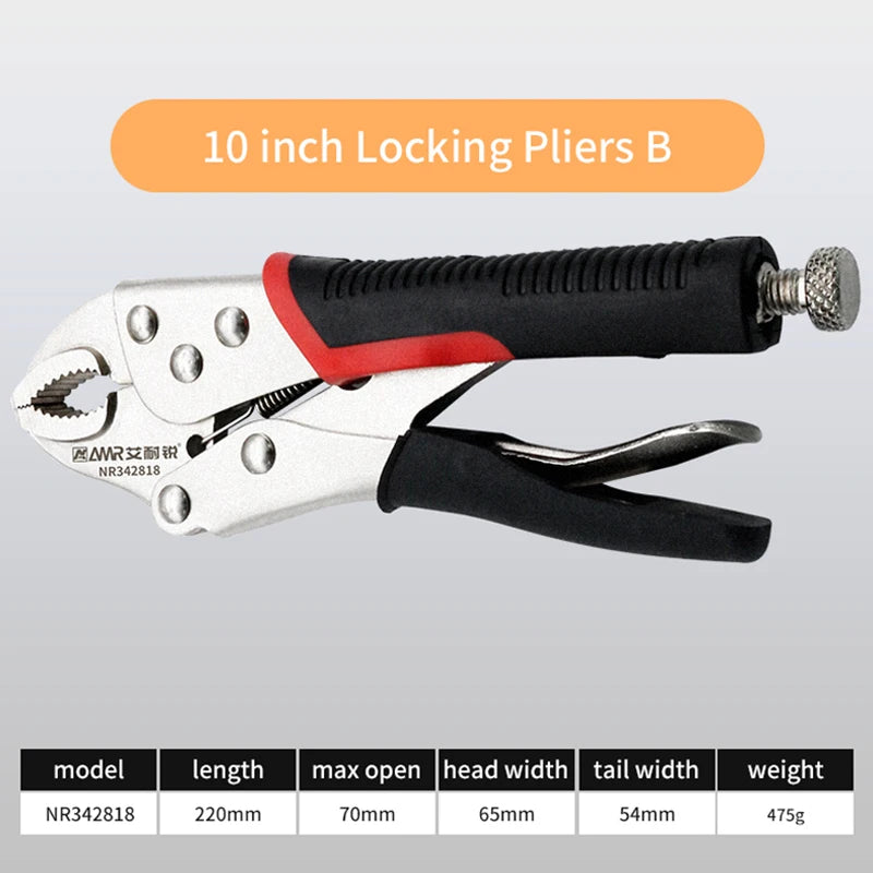 Heavy Duty Locking Pliers – Multifunctional Alloy Steel Grip Tool with Adjustable Jaw for Electrical & Workshop Use