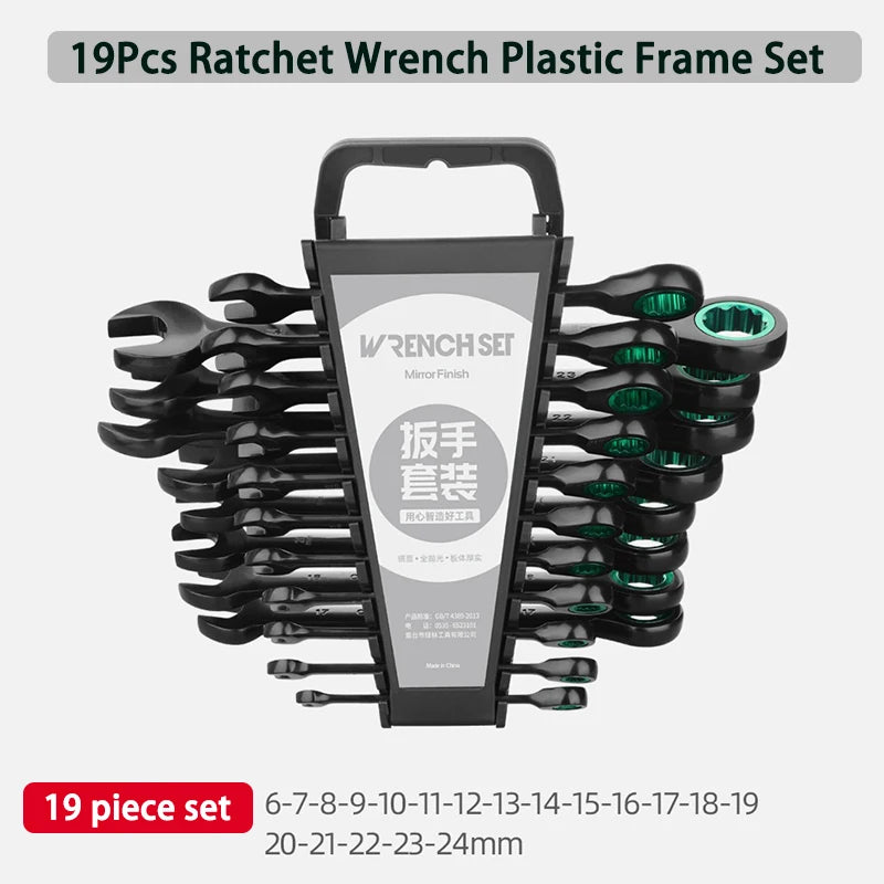 Ratchet Wrench Sets – Dual-Purpose Multifunctional Hand Tool Kit for Workshop & Car Repair