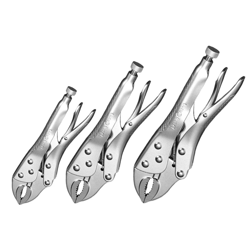 5" 7" 10" Locking Pliers Set Heavy Duty Carbon Steel Vise Grip Clamp Tool Anti Slip