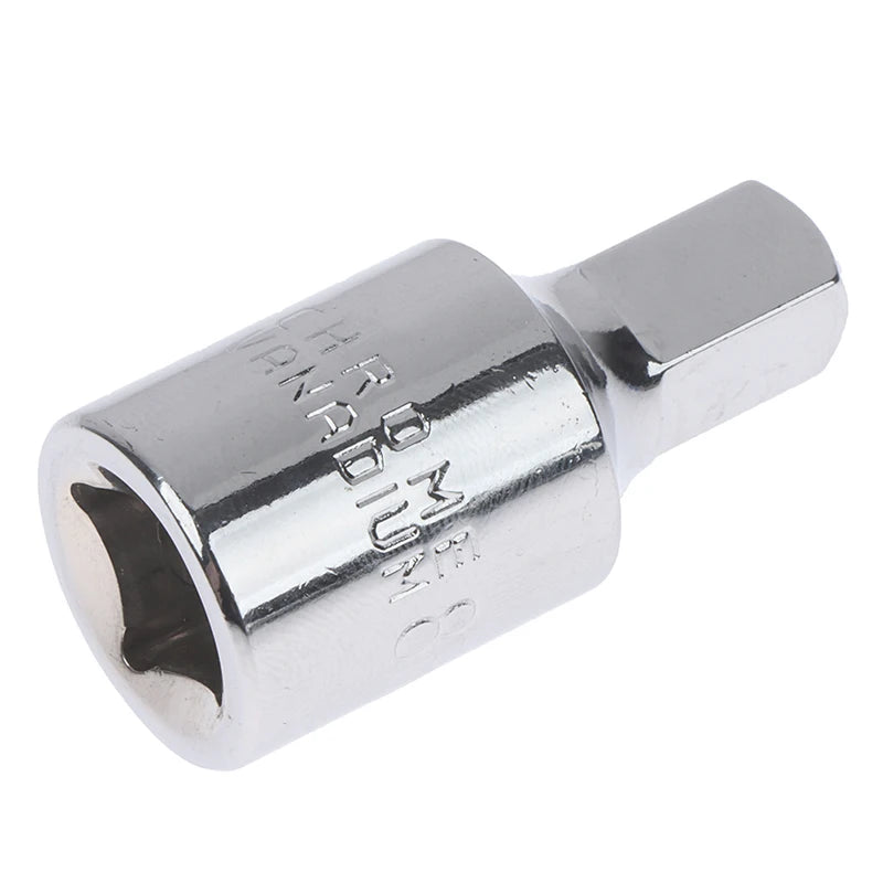 8mm Square Oil Drain Plug Key 3/8" Drive Sump Gearbox Tool Alloy Steel Socket Bit