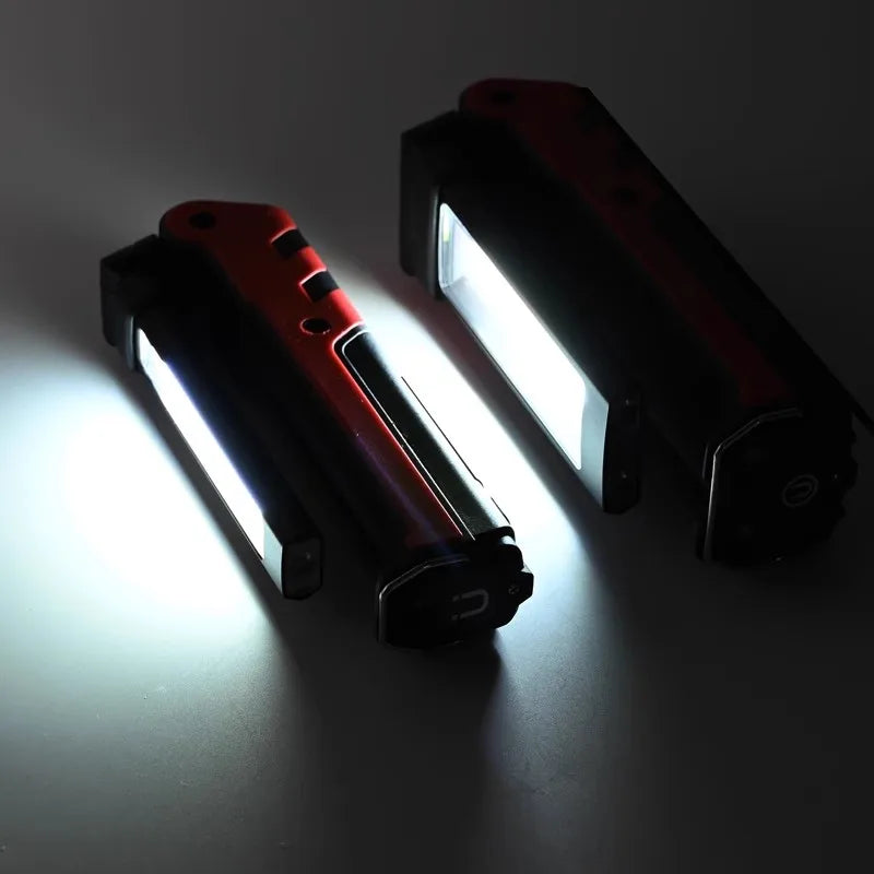 Rechargeable COB LED Work Light Magnetic Base 3800 Lumens Portable Mechanic Inspection Lamp