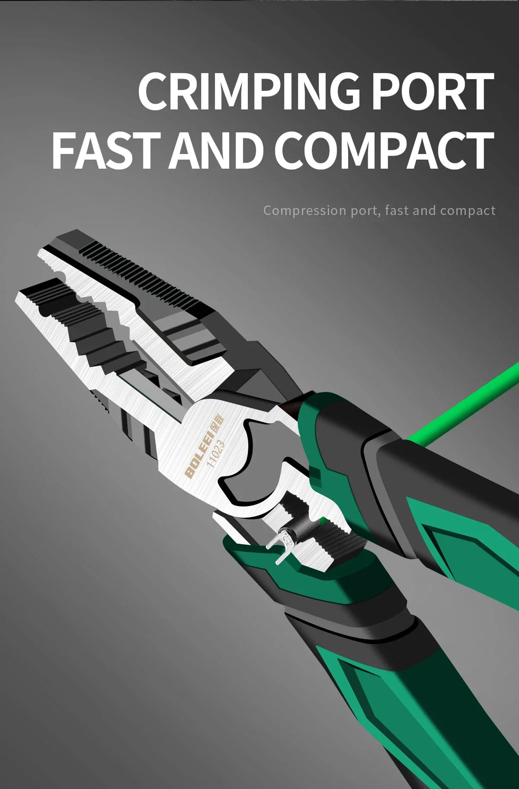 6" Multifunctional Wire Pliers – CR-V Steel Wire Stripper, Cutter & Gripping Tool for Electricians & DIY