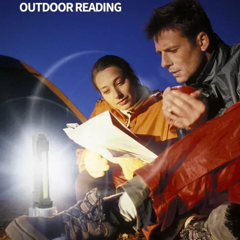 1000 Lumen Folding LED Flashlight, Magnetic & rechargeable Usb C