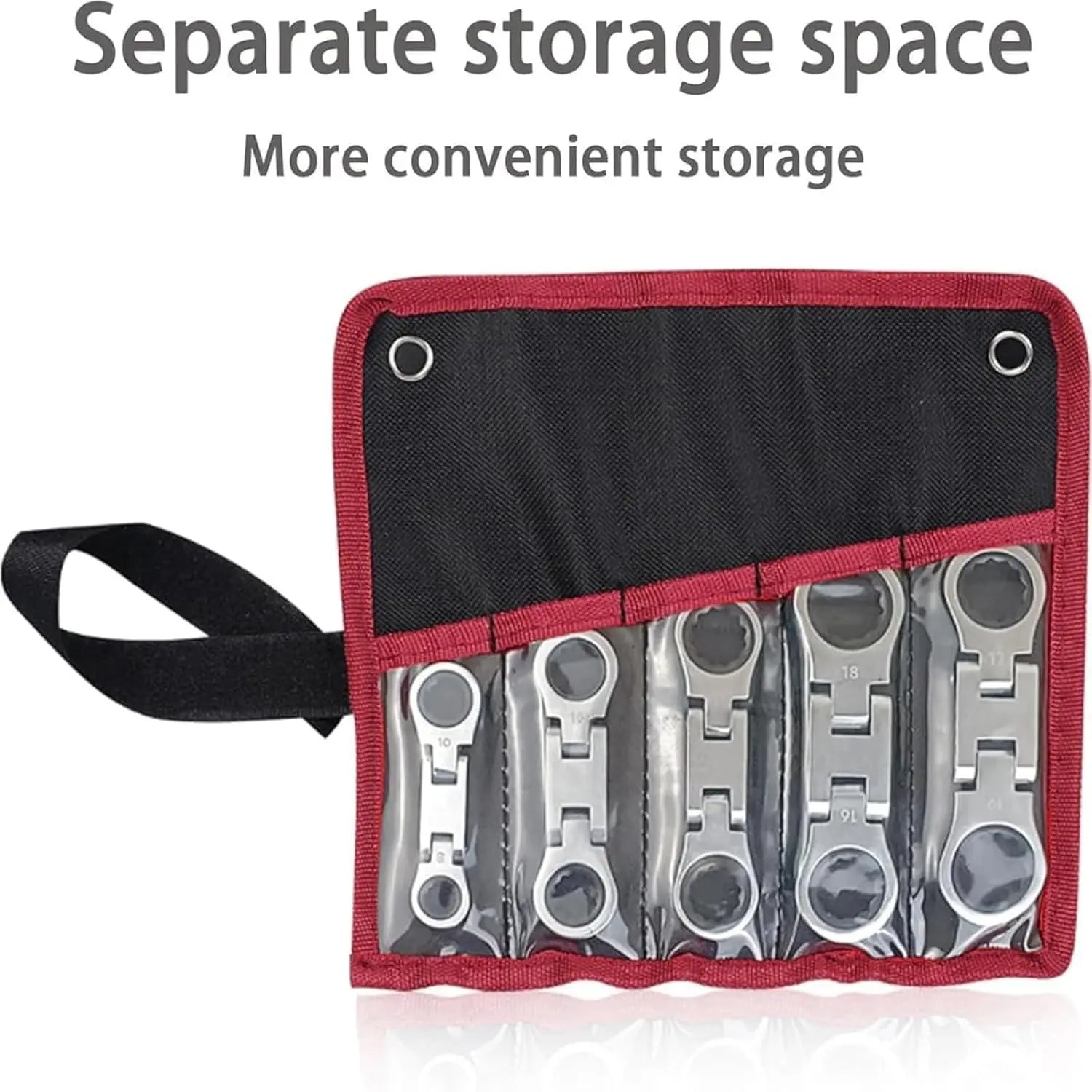 Dual-Drive Nano Flex Head Pocket Ratchet Set | Stubby Compact Double Box End Ratchet Tool for Tight Space Repair