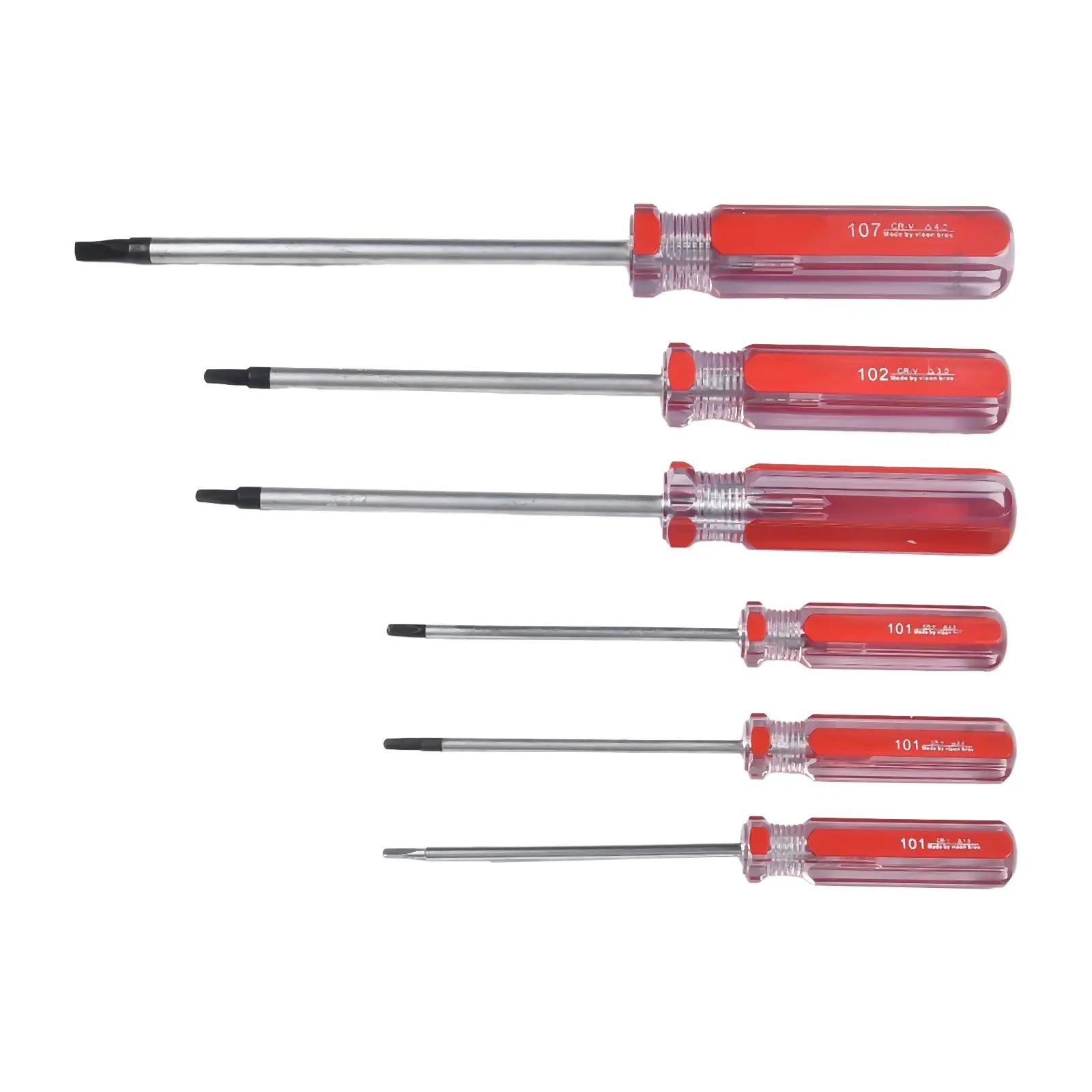 6Pc Triangle Screwdriver Set Magnetic CR-V Security Bit TA1.8–TA4.2 Repair Tool Kit