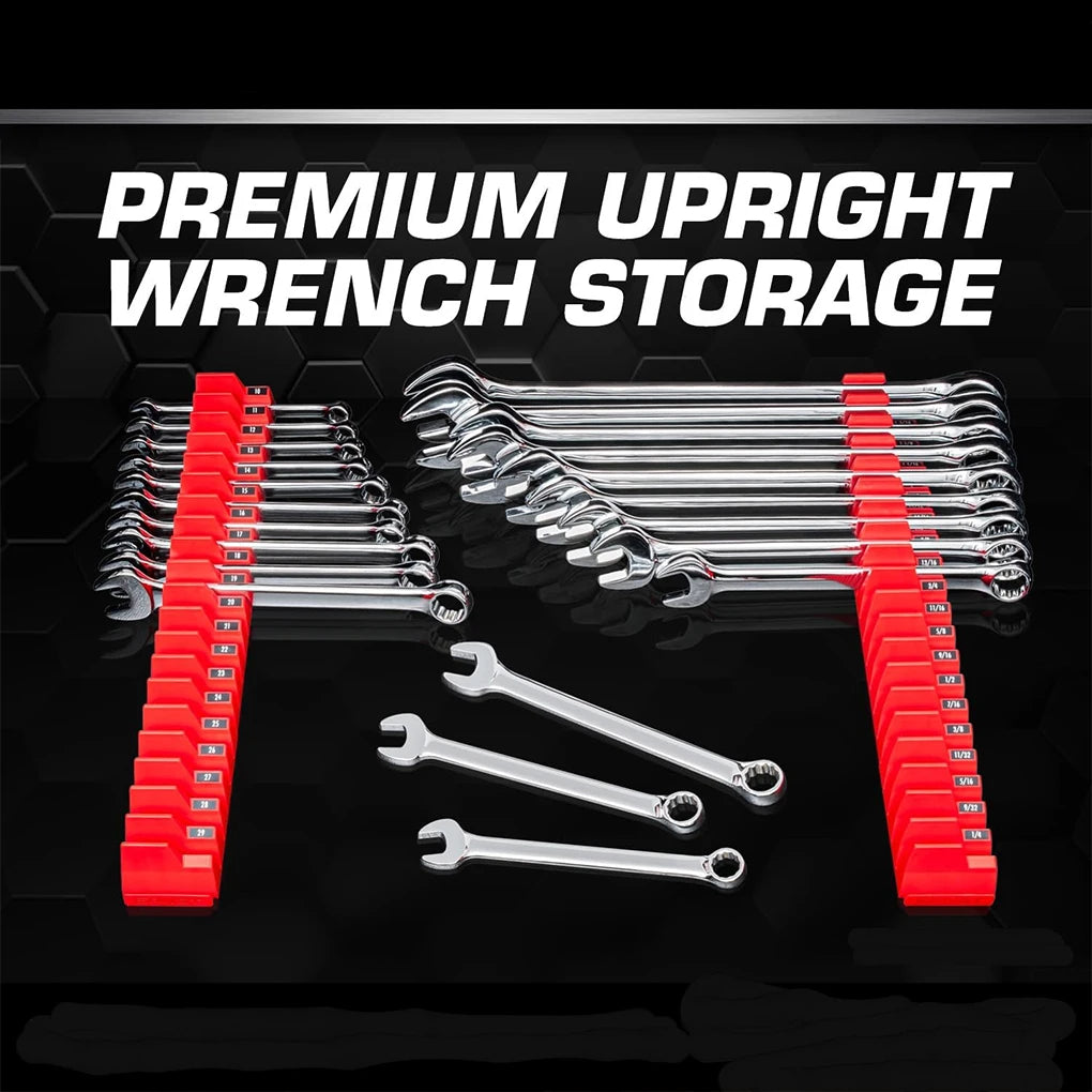 20-Piece Magnetic Wrench Organizer Set