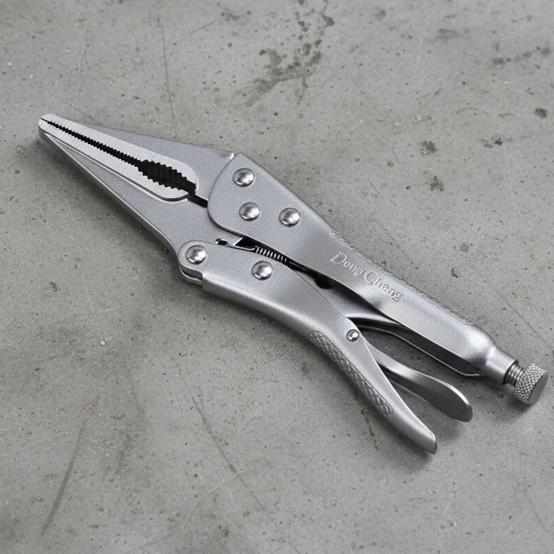 9" Locking Pliers, 72mm Wide Jaw with Fine Adjustment, Forged High Carbon Steel Tip for Heavy Duty Clamping & Metal Work