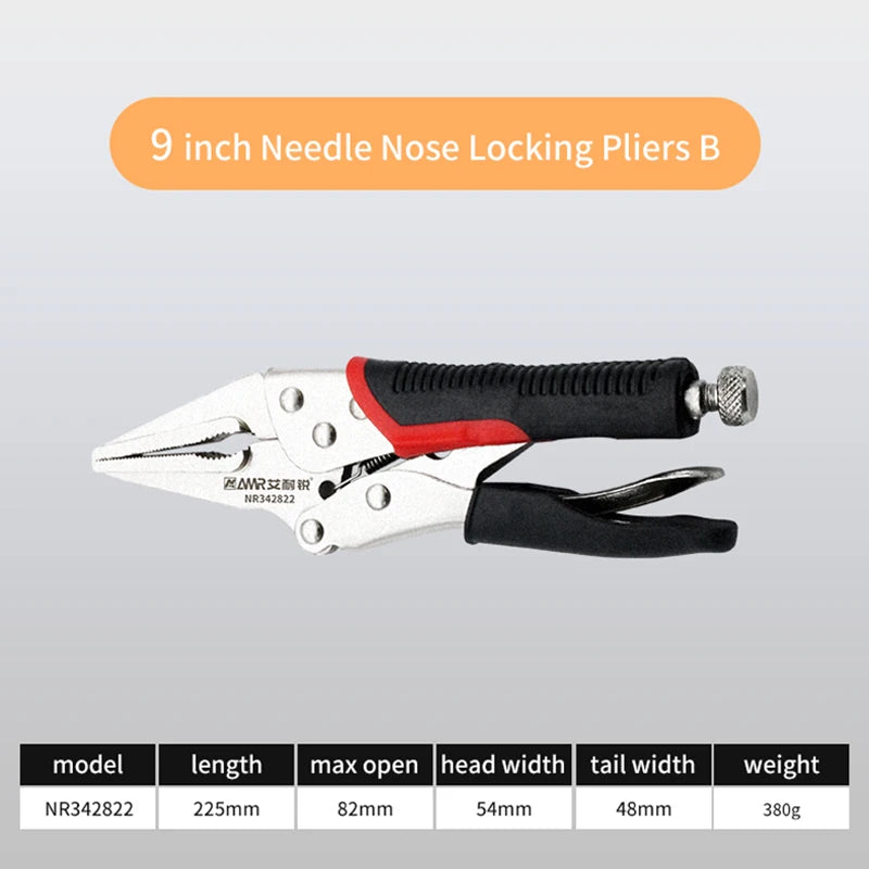 Heavy Duty Locking Pliers – Multifunctional Alloy Steel Grip Tool with Adjustable Jaw for Electrical & Workshop Use