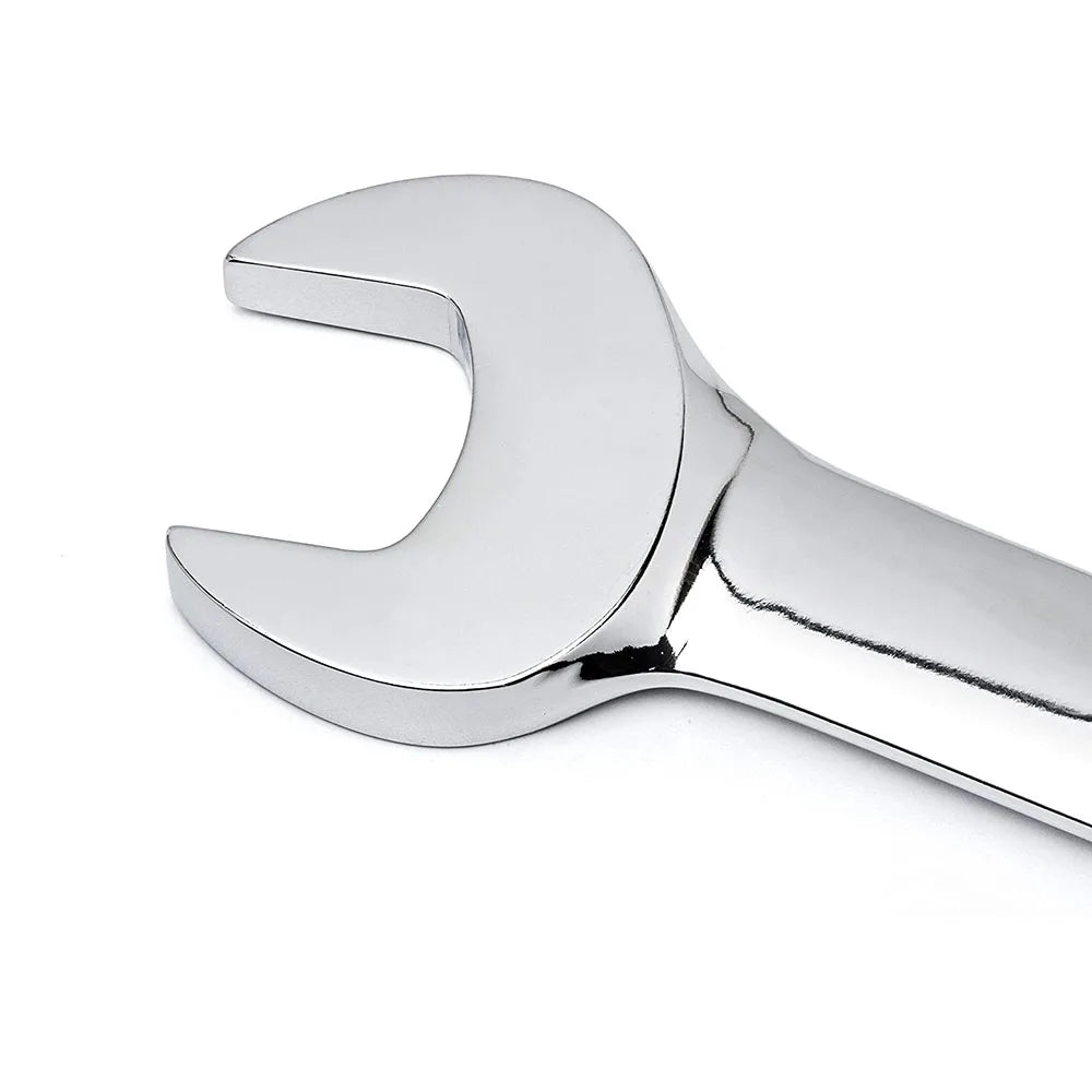 Ratcheting Flex-Head Wrench Set 8-22mm Combination With Canvas Bag