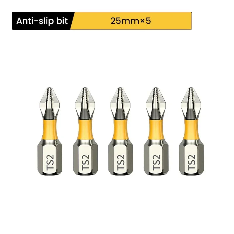 Upgraded Bit Sets High Hardness And Strong Magnetic Bits 25/50/65/70/90/150mm Non-slip