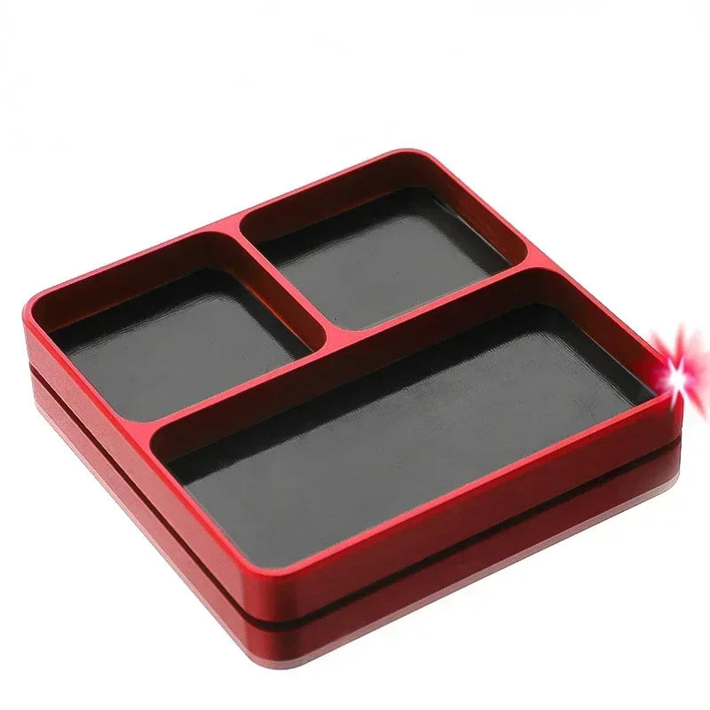 Aluminum Alloy Screw Tray Magnetic Tool Storage Plate 1pc