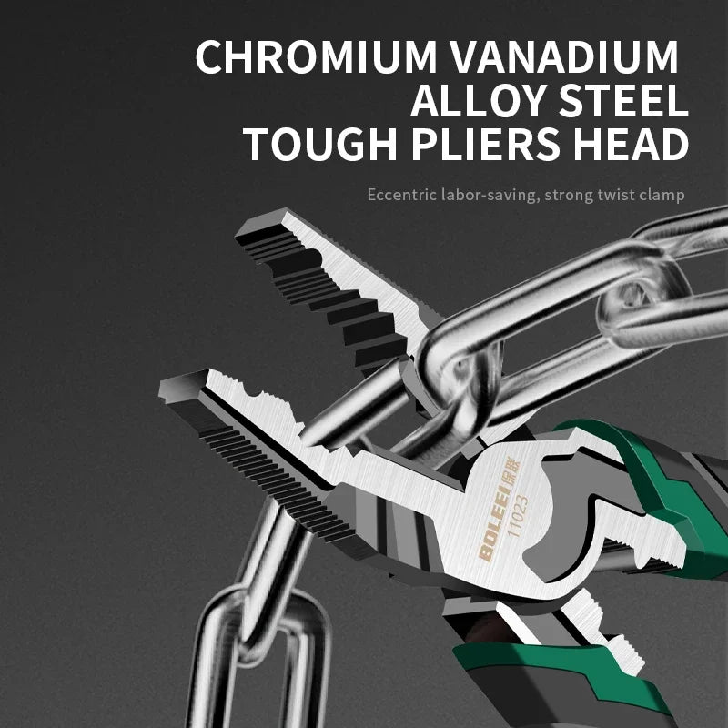 6" Multifunctional Wire Pliers – CR-V Steel Wire Stripper, Cutter & Gripping Tool for Electricians & DIY