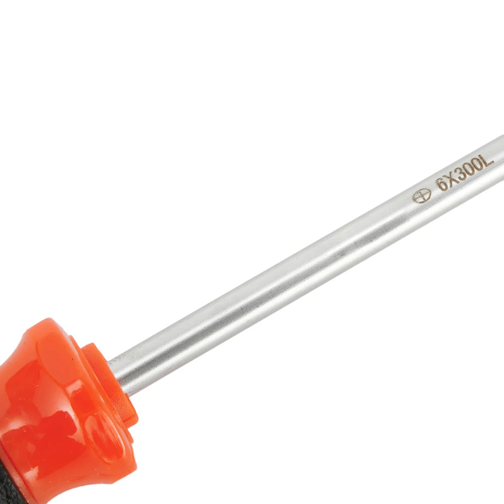 VIBRATITE 12" Extra Long Magnetic Screwdriver Set Cross & Slotted Hard-to-Reach Tools