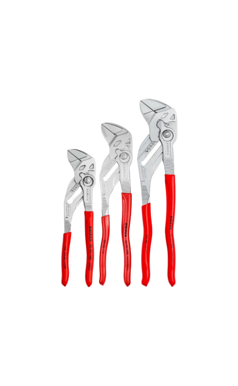 Knipex 00 20 06 US2 3-Piece 7, 10 and 12 Pliers Wrench Set
